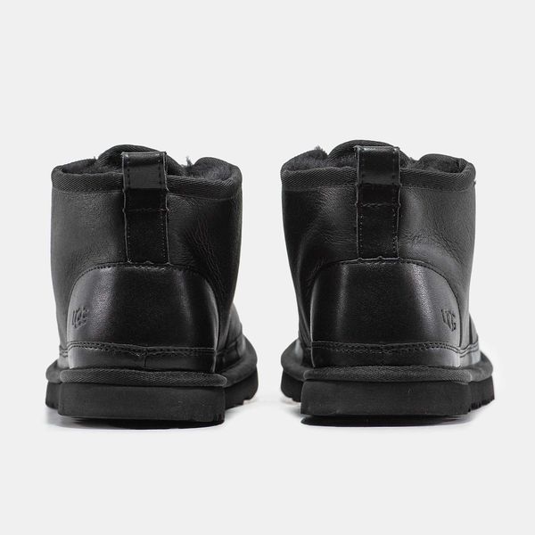 Уггі UGG Neumel "Leather Black" 04048-Чорний-36 фото