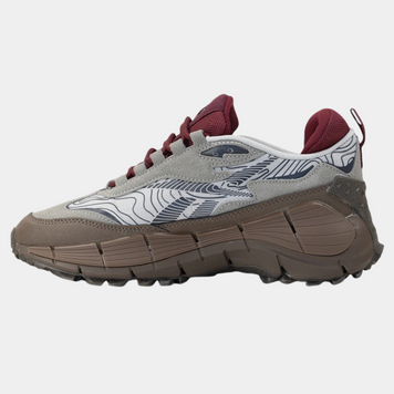 Кросівки Reebok Zig Kinetica 2.5 Edge Grey Burgundy 14729-Мультиколір-41 фото